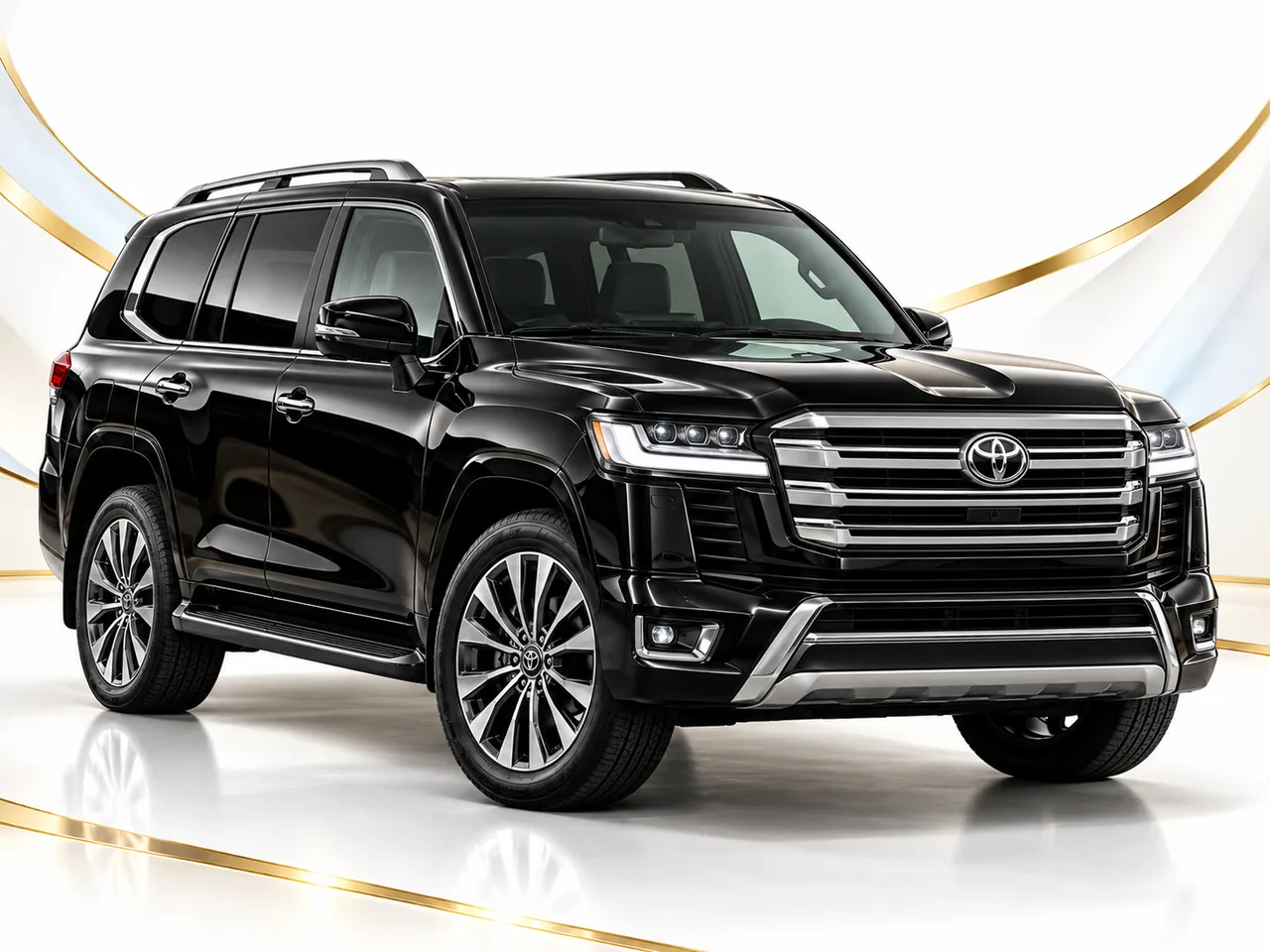 Illustrative Toyota Land Cruiser VXL luxury SUV